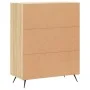 Aparador de madera de ingeniería roble Sonoma 69,5x34x90 cm de vidaXL, Aparadores - Ref: Foro24-827695, Precio: 75,66 €, Desc...