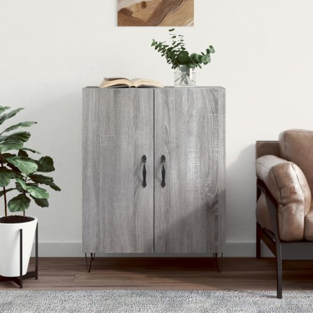 Aparador de madera de ingeniería gris Sonoma 69,5x34x90 cm de vidaXL, Aparadores - Ref: Foro24-827722, Precio: 76,76 €, Descu...