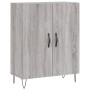 Aparador de madera de ingeniería gris Sonoma 69,5x34x90 cm de vidaXL, Aparadores - Ref: Foro24-827722, Precio: 76,76 €, Descu...
