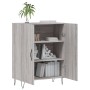 Aparador de madera de ingeniería gris Sonoma 69,5x34x90 cm de vidaXL, Aparadores - Ref: Foro24-827722, Precio: 76,76 €, Descu...