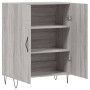 Aparador de madera de ingeniería gris Sonoma 69,5x34x90 cm de vidaXL, Aparadores - Ref: Foro24-827722, Precio: 76,76 €, Descu...