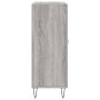 Aparador de madera de ingeniería gris Sonoma 69,5x34x90 cm de vidaXL, Aparadores - Ref: Foro24-827722, Precio: 76,76 €, Descu...