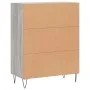 Engineered wood sideboard in Sonoma grey, 69.5x34x90 cm by vidaXL, Sideboards - Ref: Foro24-827722, Price: 75,83 €, Discount: %