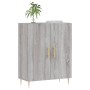 Sonoma gray engineered wood sideboard 69.5x34x90 cm by vidaXL, Sideboards - Ref: Foro24-827714, Price: 80,37 €, Discount: %