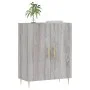Sonoma gray engineered wood sideboard 69.5x34x90 cm by vidaXL, Sideboards - Ref: Foro24-827714, Price: 77,88 €, Discount: %