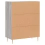 Sonoma gray engineered wood sideboard 69.5x34x90 cm by vidaXL, Sideboards - Ref: Foro24-827714, Price: 77,88 €, Discount: %