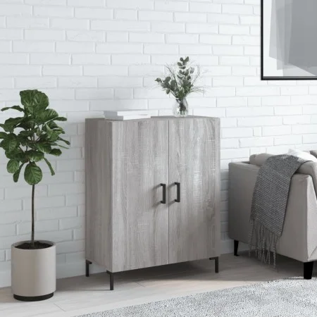 Aparador de madera de ingeniería gris Sonoma 69,5x34x90 cm de vidaXL, Aparadores - Ref: Foro24-827730, Precio: 76,29 €, Descu...