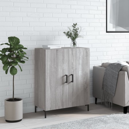 Sonoma-graues Sideboard aus Holzwerkstoff, 69,5 x 34 x 90 cm von vidaXL, Sideboards - Ref: Foro24-827730, Preis: 79,40 €, Rab...