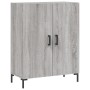 Sonoma-graues Sideboard aus Holzwerkstoff, 69,5 x 34 x 90 cm von vidaXL, Sideboards - Ref: Foro24-827730, Preis: 79,40 €, Rab...