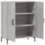 Aparador de madera de ingeniería gris Sonoma 69,5x34x90 cm de vidaXL, Aparadores - Ref: Foro24-827730, Precio: 76,29 €, Descu...