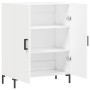 Weißes Sideboard aus Holzwerkstoff, 69,5 x 34 x 90 cm von vidaXL, Sideboards - Ref: Foro24-827724, Preis: 79,40 €, Rabatt: %