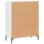White engineered wood sideboard 69.5x34x90 cm by vidaXL, Sideboards - Ref: Foro24-827724, Price: 77,49 €, Discount: %