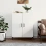 Sideboard aus glänzendem weißem Sperrholz 69,5x34x90 cm von vidaXL, Sideboards - Ref: Foro24-827734, Preis: 74,44 €, Rabatt: %