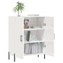 Sideboard aus glänzendem weißem Sperrholz 69,5x34x90 cm von vidaXL, Sideboards - Ref: Foro24-827734, Preis: 75,19 €, Rabatt: %