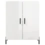 Sideboard aus glänzendem weißem Sperrholz 69,5x34x90 cm von vidaXL, Sideboards - Ref: Foro24-827734, Preis: 74,44 €, Rabatt: %