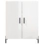 Sideboard aus glänzendem weißem Sperrholz 69,5x34x90 cm von vidaXL, Sideboards - Ref: Foro24-827734, Preis: 75,19 €, Rabatt: %