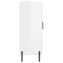 Sideboard aus glänzendem weißem Sperrholz 69,5x34x90 cm von vidaXL, Sideboards - Ref: Foro24-827734, Preis: 74,44 €, Rabatt: %