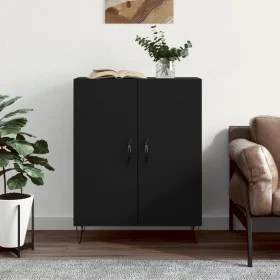 Engineered wood black sideboard 69.5x34x90 cm by vidaXL, Sideboards - Ref: Foro24-827717, Price: 71,12 €, Discount: %