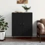 Engineered wood black sideboard 69.5x34x90 cm by vidaXL, Sideboards - Ref: Foro24-827717, Price: 71,12 €, Discount: %