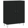 Engineered wood black sideboard 69.5x34x90 cm by vidaXL, Sideboards - Ref: Foro24-827717, Price: 71,12 €, Discount: %
