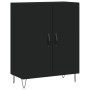 Sideboard aus schwarzem Holzwerkstoff 69,5x34x90 cm von vidaXL, Sideboards - Ref: Foro24-827717, Preis: 71,91 €, Rabatt: %