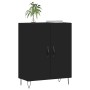 Sideboard aus schwarzem Holzwerkstoff 69,5x34x90 cm von vidaXL, Sideboards - Ref: Foro24-827717, Preis: 71,91 €, Rabatt: %