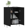 Sideboard aus schwarzem Holzwerkstoff 69,5x34x90 cm von vidaXL, Sideboards - Ref: Foro24-827717, Preis: 71,91 €, Rabatt: %