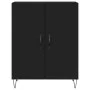 Engineered wood black sideboard 69.5x34x90 cm by vidaXL, Sideboards - Ref: Foro24-827717, Price: 71,12 €, Discount: %