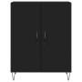 Sideboard aus schwarzem Holzwerkstoff 69,5x34x90 cm von vidaXL, Sideboards - Ref: Foro24-827717, Preis: 71,91 €, Rabatt: %