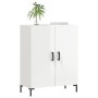 Aparador de madera contrachapada blanco brillante 69,5x34x90 cm de vidaXL, Aparadores - Ref: Foro24-827726, Precio: 83,41 €, ...