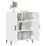 Hochglanzweißes Sperrholz-Sideboard 69,5 x 34 x 90 cm von vidaXL, Sideboards - Ref: Foro24-827726, Preis: 82,46 €, Rabatt: %