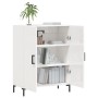 Hochglanzweißes Sperrholz-Sideboard 69,5 x 34 x 90 cm von vidaXL, Sideboards - Ref: Foro24-827726, Preis: 83,49 €, Rabatt: %