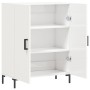 Hochglanzweißes Sperrholz-Sideboard 69,5 x 34 x 90 cm von vidaXL, Sideboards - Ref: Foro24-827726, Preis: 83,49 €, Rabatt: %