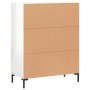 Hochglanzweißes Sperrholz-Sideboard 69,5 x 34 x 90 cm von vidaXL, Sideboards - Ref: Foro24-827726, Preis: 83,49 €, Rabatt: %