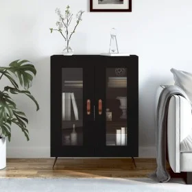 Engineered wood black sideboard 69.5x34x90 cm by vidaXL, Sideboards - Ref: Foro24-827757, Price: 83,10 €, Discount: %