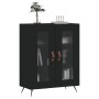 Sideboard aus schwarzem Holzwerkstoff 69,5x34x90 cm von vidaXL, Sideboards - Ref: Foro24-827757, Preis: 84,11 €, Rabatt: %