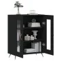 Engineered wood black sideboard 69.5x34x90 cm by vidaXL, Sideboards - Ref: Foro24-827757, Price: 83,10 €, Discount: %