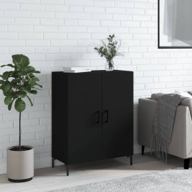 Black engineered wood sideboard 69.5x34x90 cm by vidaXL, Sideboards - Ref: Foro24-827725, Price: 76,19 €, Discount: %