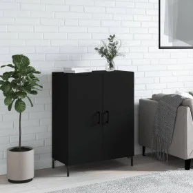 Schwarzes Sideboard aus Holzwerkstoff, 69,5 x 34 x 90 cm von vidaXL, Sideboards - Ref: Foro24-827725, Preis: 76,22 €, Rabatt: %