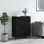 Black engineered wood sideboard 69.5x34x90 cm by vidaXL, Sideboards - Ref: Foro24-827725, Price: 76,22 €, Discount: %