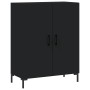 Schwarzes Sideboard aus Holzwerkstoff, 69,5 x 34 x 90 cm von vidaXL, Sideboards - Ref: Foro24-827725, Preis: 76,19 €, Rabatt: %