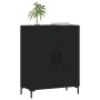 Schwarzes Sideboard aus Holzwerkstoff, 69,5 x 34 x 90 cm von vidaXL, Sideboards - Ref: Foro24-827725, Preis: 76,19 €, Rabatt: %
