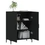 Black engineered wood sideboard 69.5x34x90 cm by vidaXL, Sideboards - Ref: Foro24-827725, Price: 76,22 €, Discount: %