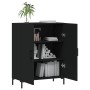 Schwarzes Sideboard aus Holzwerkstoff, 69,5 x 34 x 90 cm von vidaXL, Sideboards - Ref: Foro24-827725, Preis: 76,19 €, Rabatt: %