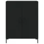 Black engineered wood sideboard 69.5x34x90 cm by vidaXL, Sideboards - Ref: Foro24-827725, Price: 76,22 €, Discount: %
