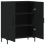 Black engineered wood sideboard 69.5x34x90 cm by vidaXL, Sideboards - Ref: Foro24-827725, Price: 76,22 €, Discount: %