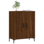 Aparador de madera de ingeniería marrón roble 69,5x34x90 cm de vidaXL, Aparadores - Ref: Foro24-827731, Precio: 82,32 €, Desc...
