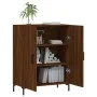 Oak brown engineered wood sideboard 69.5x34x90 cm by vidaXL, Sideboards - Ref: Foro24-827731, Price: 79,80 €, Discount: %