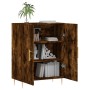 Sideboard aus geräuchertem Eichenholzwerkstoff, 69,5 x 34 x 90 cm von vidaXL, Sideboards - Ref: Foro24-827713, Preis: 75,29 €...