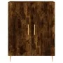 Aparador de madera de ingeniería roble ahumado 69,5x34x90 cm de vidaXL, Aparadores - Ref: Foro24-827713, Precio: 72,37 €, Des...